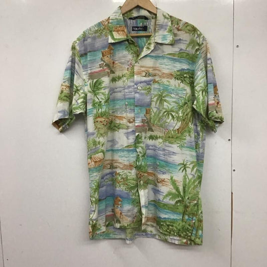 ノーティカ NAUTICA シャツ、ブラウス 半袖 半袖シャツ プリントシャツ ポケットシャツ アロハシャツ M プリント マルチカラー / マルチカラー /  メンズ USED 古着 中古 10139304
