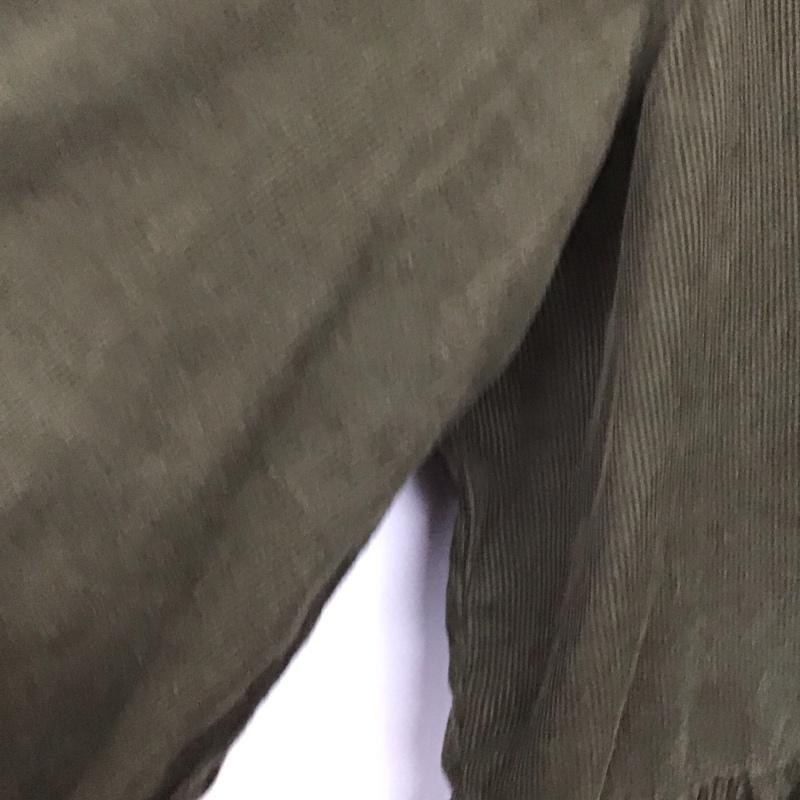 ザラ ZARA ワンピース ミニスカート L 無地 カーキ / カーキ /  レディース USED 古着 中古 10129823