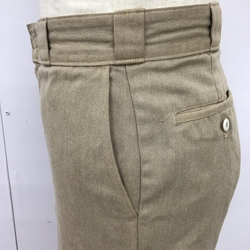ディッキーズ Dickies パンツ ショートパンツ USA製 ハーフパンツ ロゴ、文字 ベージュ / ベージュ /  メンズ USED 古着 中古 10117967