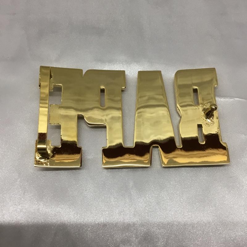 アベイシングエイプ A BATHING APE ベルト・バックル バックル ロゴ、文字 金 / ゴールド /  メンズ USED 古着 中古 10109156