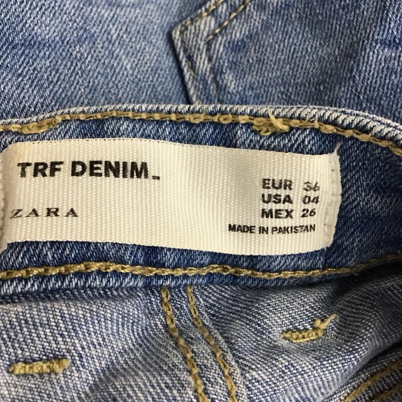 ザラ ZARA パンツ ショートパンツ ホットパンツ デニムパンツ ショートパンツ 36 無地 インディゴ / インディゴ /  レディース USED 古着 中古 10115953