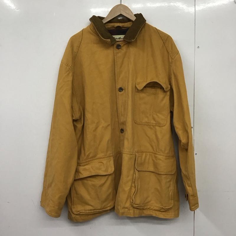 エディーバウアー Eddie Bauer ジャケット、上着 ジャンパー、ブルゾン カジュアルジャケット アウター カラージャケット M 無地 マスタード / マスタード /  メンズ USED 古着 中古 10146975