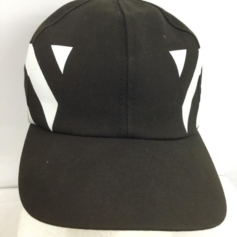 オフホワイト Off-White 帽子 キャップ プリント 黒 / ブラック /  メンズ USED 古着 中古 10133096