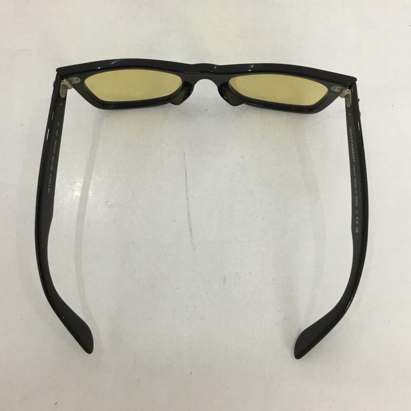 レイバン Ray-Ban めがね・サングラス サングラス RB2140-F WAYFARER カラーレンズ ロゴ、文字 黒 / ブラック /  メンズ USED 古着 中古 10125549