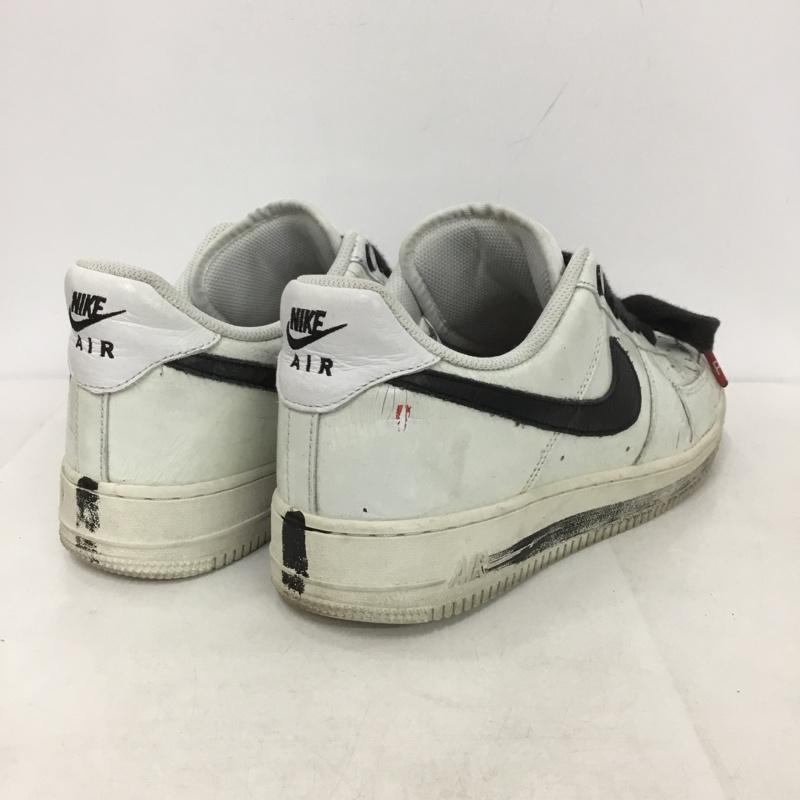 ナイキ NIKE スニーカー スニーカー DD3223 100 AIR FORCE 1 07 PARA-NOISE 27.5cm 箱有 BIGBANG G-DRAGON PEACEMINUSONE 27.5cm ロゴ、文字 白 / ホワイト / X 黒 / ブラック /  メンズ USED 古着 中古 10143266