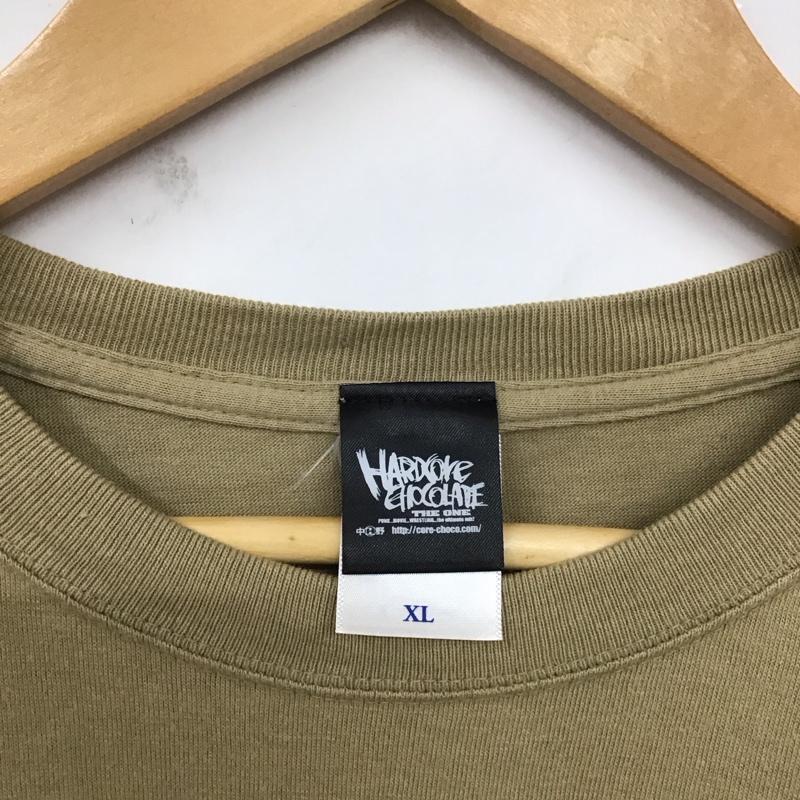 ハードコアチョコレート HARDCORE CHOCOLATE Tシャツ 半袖 MADMAX　マッドマックス Tシャツ XL プリント ベージュ / ベージュ /  メンズ USED 古着 中古 10129819