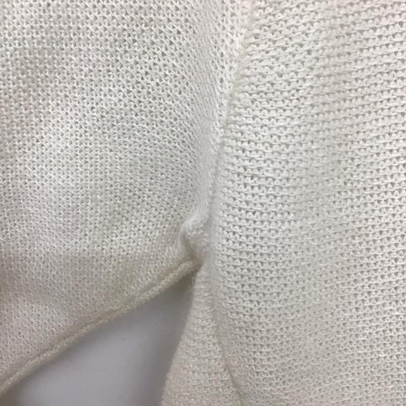 マカフィー MACPHEE ニット、セーター 長袖 S 無地 白 / ホワイト /  レディース USED 古着 中古 10140677