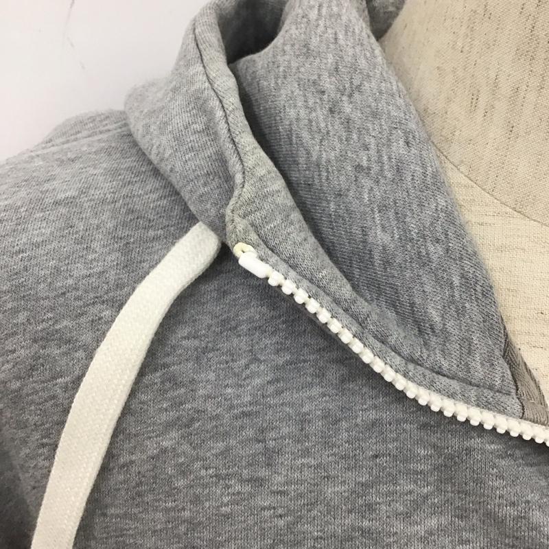 ザノースフェイス THE NORTH FACE パーカー 長袖 NT11530 REARVIEW FULLZIP HOODIE 裏起毛 L ロゴ、文字 灰 / グレー /  メンズ USED 古着 中古 10110820