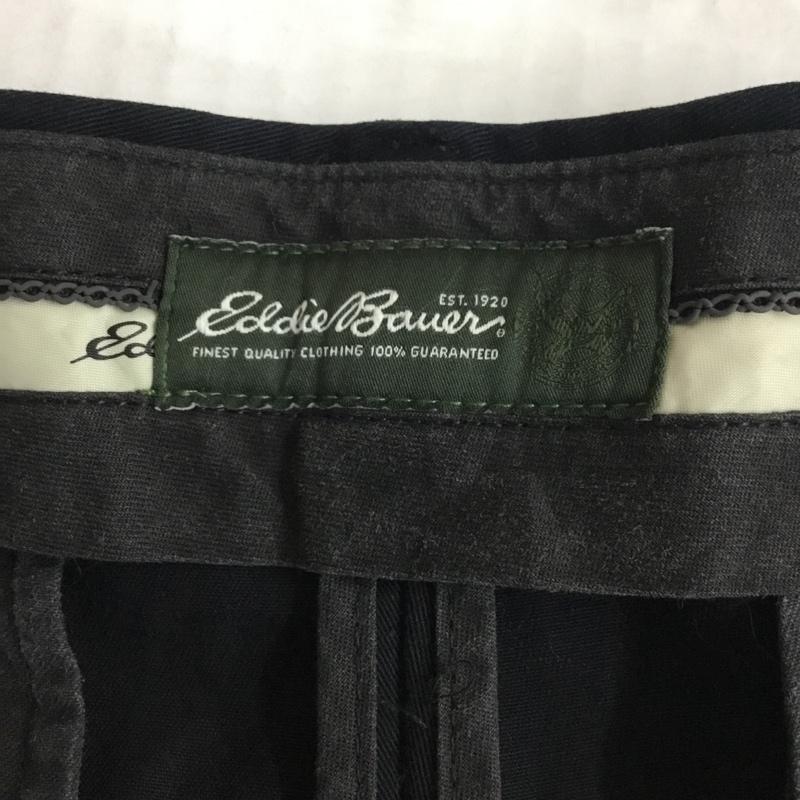 エディーバウアー Eddie Bauer パンツ チノパン チノパン カジュアルパンツ ワイドパンツ ストレートパンツ 34インチ 無地 黒 / ブラック /  メンズ USED 古着 中古 10115641