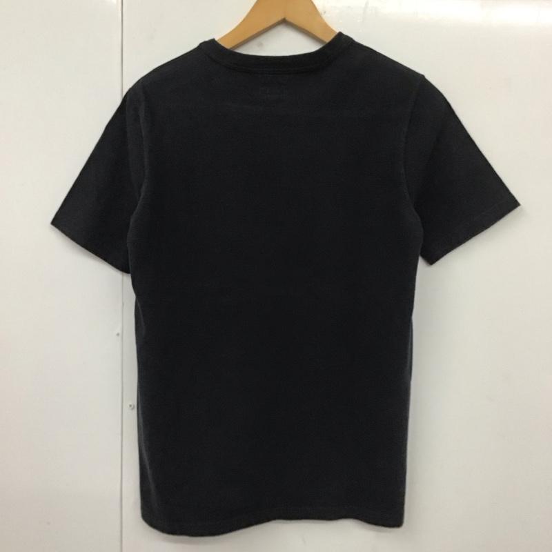ザリアルマッコイズ THE REAL McCOY S Tシャツ 半袖 半袖カットソー プリントTシャツ クルーネックカットソー S プリント 黒 / ブラック /  メンズ USED 古着 中古 10113148