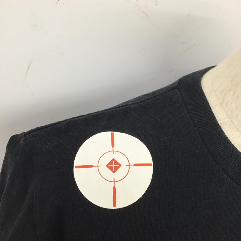 アベイシングエイプ A BATHING APE Tシャツ 半袖 BAPE MANHUNT バックプリント M プリント 黒 / ブラック /  メンズ USED 古着 中古 10111177