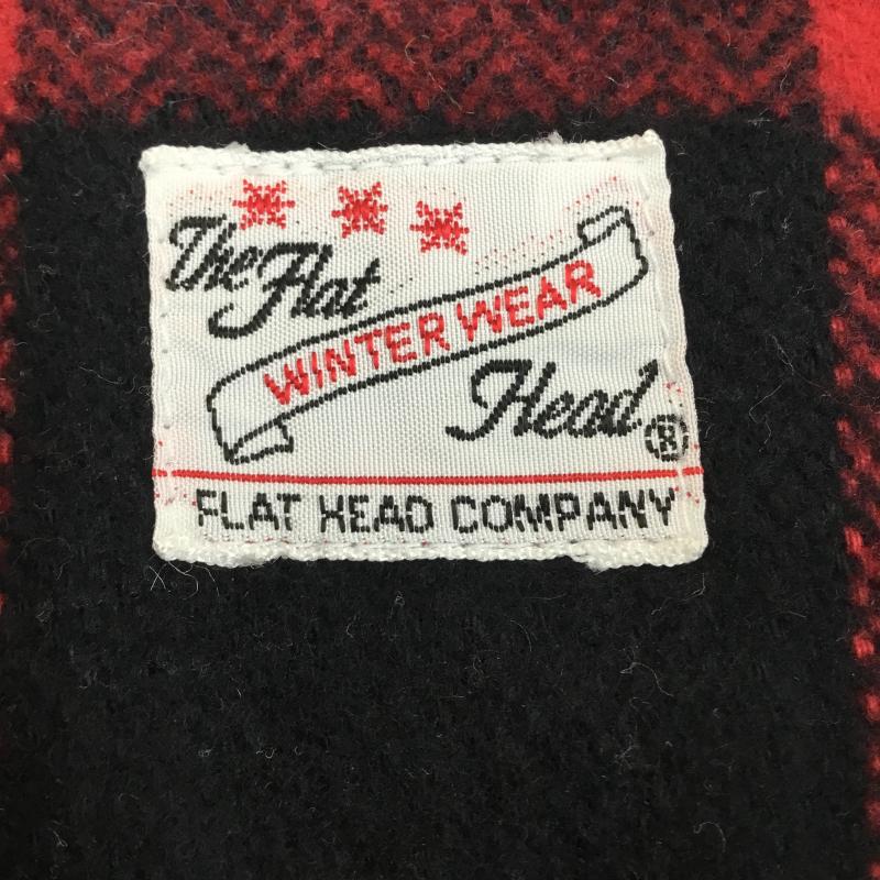 フラットヘッド The Flat Head シャツ、ブラウス 長袖 36 チェック 赤 / レッド /  メンズ USED 古着 中古 10141440