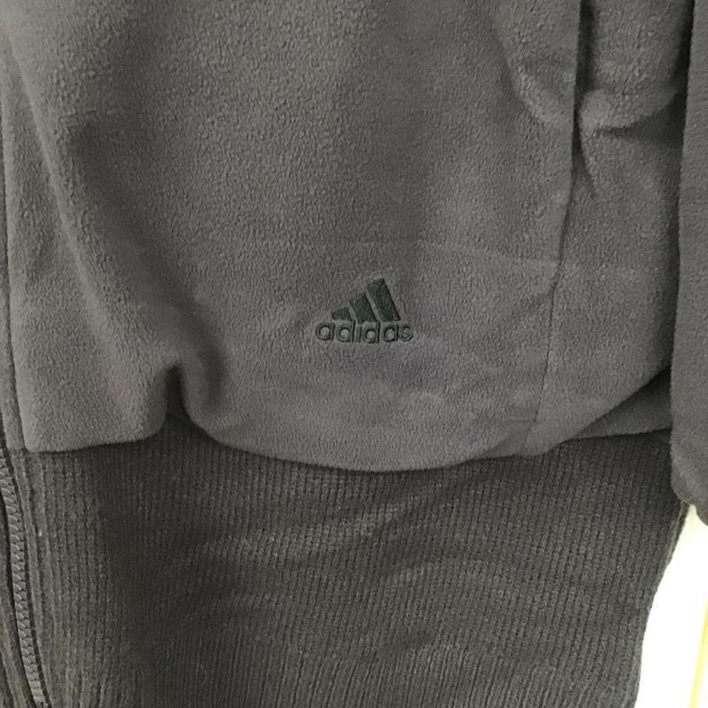 アディダス adidas ジャケット、上着 ジャンパー、ブルゾン FT6441 フリースジャケット L 無地 紫 / パープル /  レディース USED 古着 中古 10141710