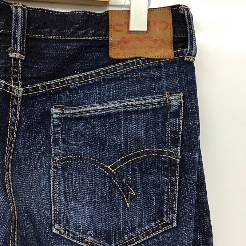 フラットヘッド The Flat Head パンツ デニム、ジーンズ デニムパンツ ストレートパンツ ワイドパンツ カジュアルパンツ 33インチ 無地 インディゴ / インディゴ /  メンズ USED 古着 中古 10114176