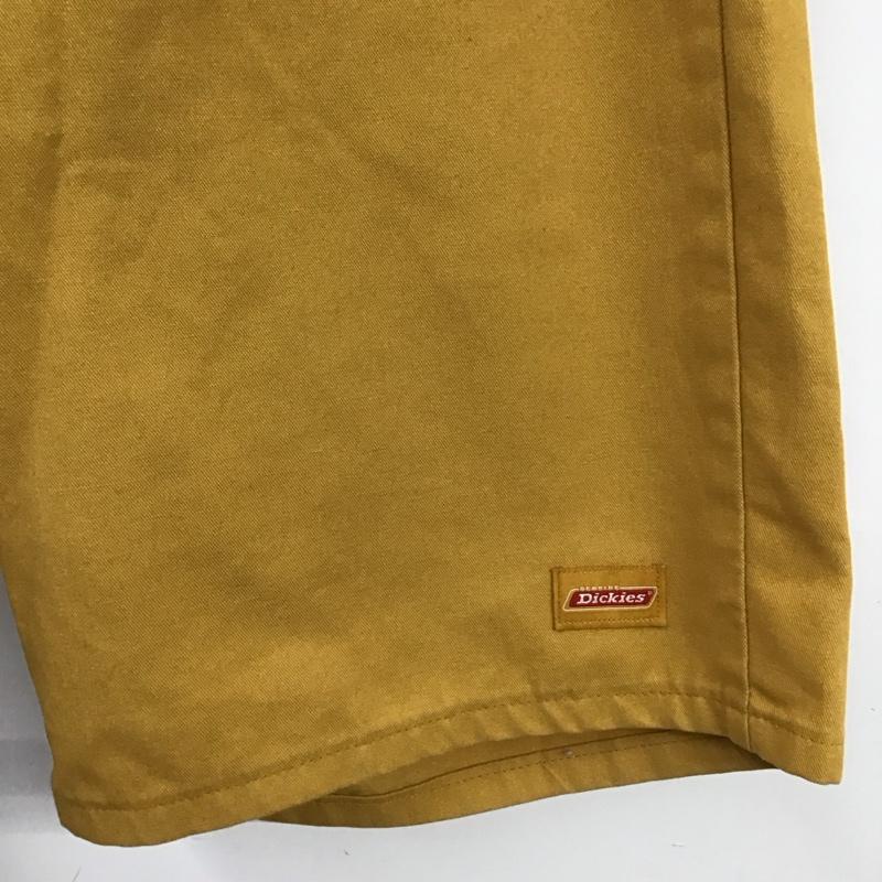 ディッキーズ Dickies パンツ ショートパンツ ショートパンツ ハーフパンツ カジュアルパンツ 30インチ ロゴ、文字 黄 / イエロー /  メンズ USED 古着 中古 10119704