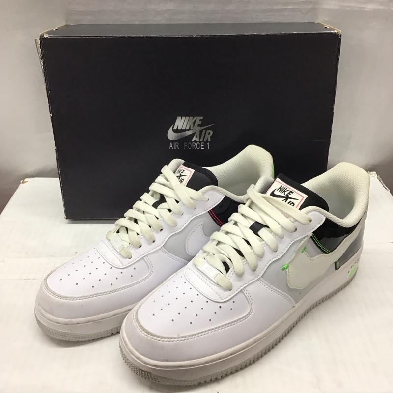 ナイキ NIKE スニーカー スニーカー DV1229-111 AIR FORCE 1 07 LV8 27.5cm 箱有 27.5cm ロゴ、文字 白 / ホワイト / X 黒 / ブラック /  メンズ USED 古着 中古 10118139