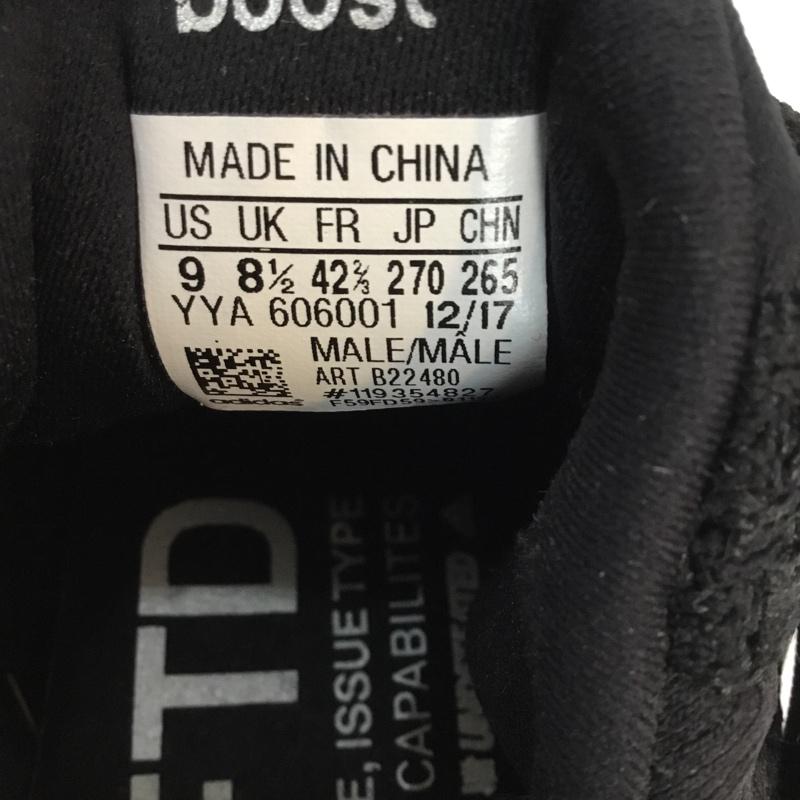 アディダス adidas スニーカー  スニーカー 靴 B22480 27.0cm 無地 黒 / ブラック /  メンズ USED 古着 中古 10022881