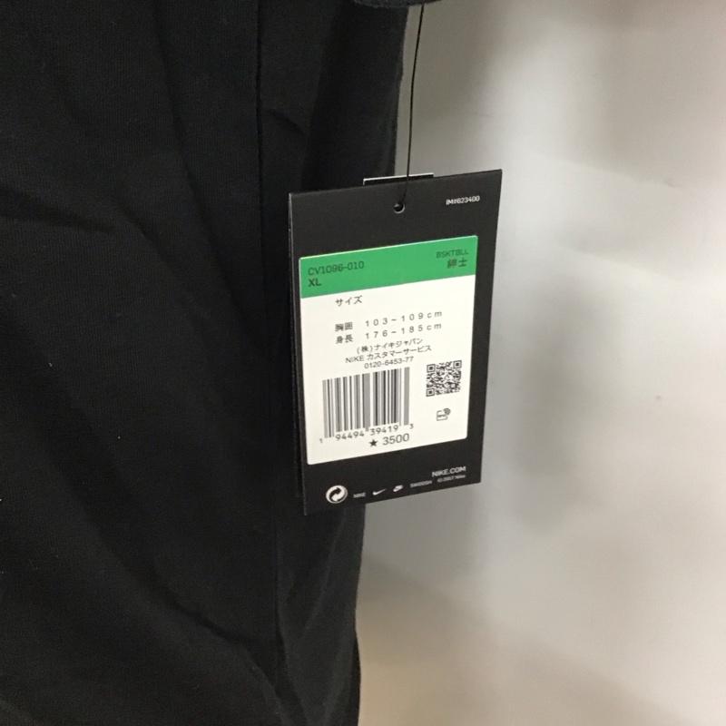 ナイキ NIKE Tシャツ 半袖 CV1096-010 クルーネック XL ロゴ、文字 黒 / ブラック /  メンズ USED 古着 中古 10123008