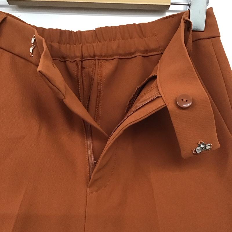 ローリーズファーム LOWRYS FARM パンツ スラックス S 無地 茶 / ブラウン /  レディース USED 古着 中古 10142872
