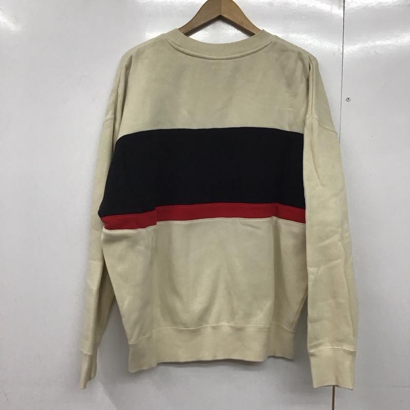 マウジー MOUSSY トレーナー 長袖 028CA590-5230 スウェット 裏起毛 FREE ロゴ、文字 アイボリー / アイボリー / X 黒 / ブラック / X 赤 / レッド /  レディース USED 古着 中古 10144097