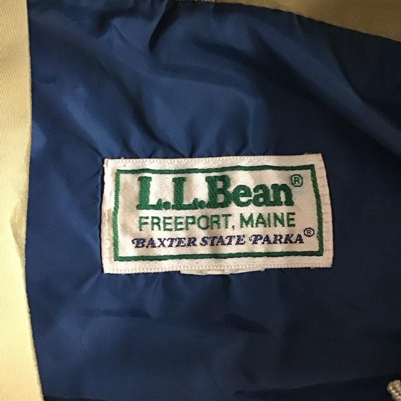 エルエルビーン L.L.Bean ジャケット、上着 ジャンパー、ブルゾン ジップアップジャケット ジャンパー ロングジャケット カジュアルジャケット 80s ロゴ、文字 ベージュ / ベージュ /  メンズ USED 古着 中古 10119957