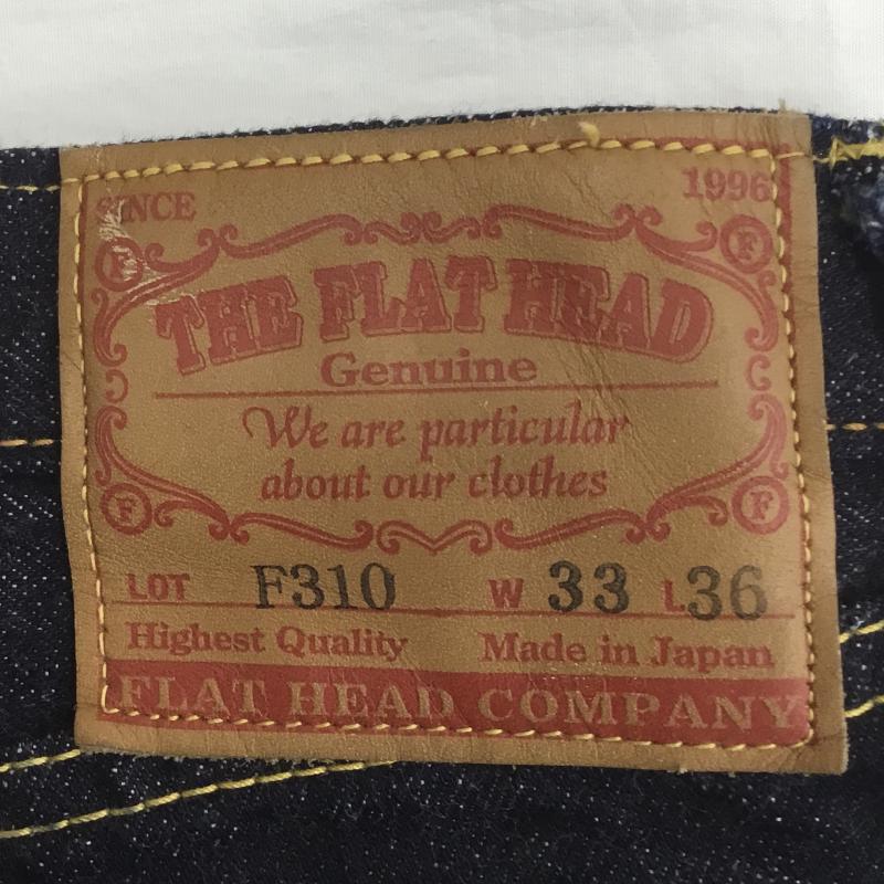 フラットヘッド The Flat Head パンツ デニム、ジーンズ M 無地 紺 / ネイビー /  メンズ USED 古着 中古 10110115