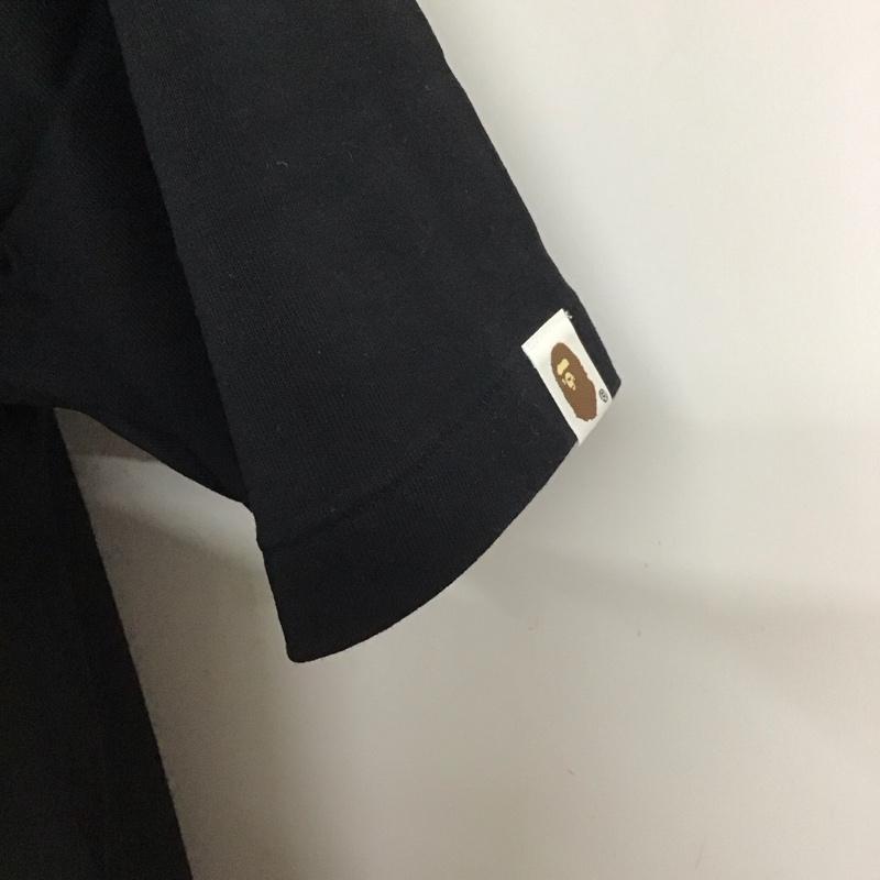 ベイプ BAPE Tシャツ 半袖 半袖カットソー プリントTシャツ クルーネックカットソー BBC L プリント 黒 / ブラック /  メンズ USED 古着 中古 10111944