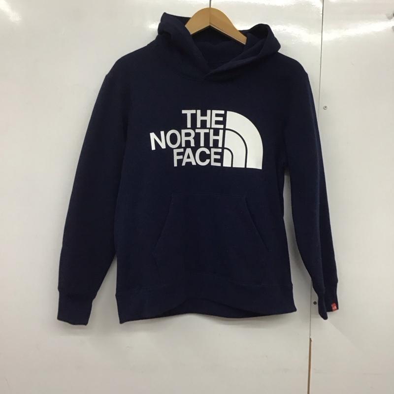 ザノースフェイス THE NORTH FACE パーカー 長袖 nt61507 フード付きパーカー プルオーバーパーカー S ロゴ、文字 紺 / ネイビー /  メンズ USED 古着 中古 10141647