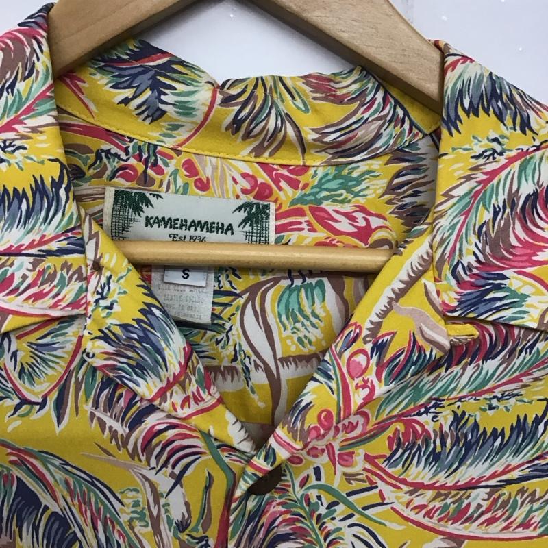 カメハメハ KAMEHAMEHA シャツ、ブラウス 長袖 長袖シャツ プリントシャツ カラーシャツ アロハシャツ S プリント マルチカラー / マルチカラー /  メンズ USED 古着 中古 10137476
