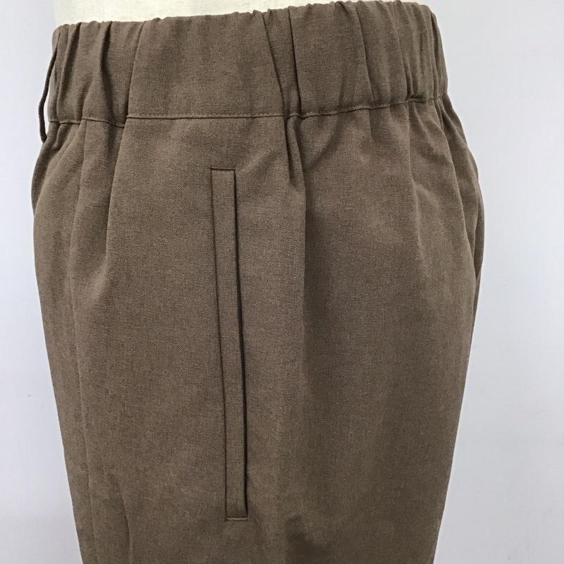 ジャーナルスタンダード JOURNAL STANDARD パンツ スラックス 21-030-600-5720-1-0 スラックスパンツ ワイドパンツ カジュアルパンツ L 無地 茶 / ブラウン /  メンズ USED 古着 中古 10112728