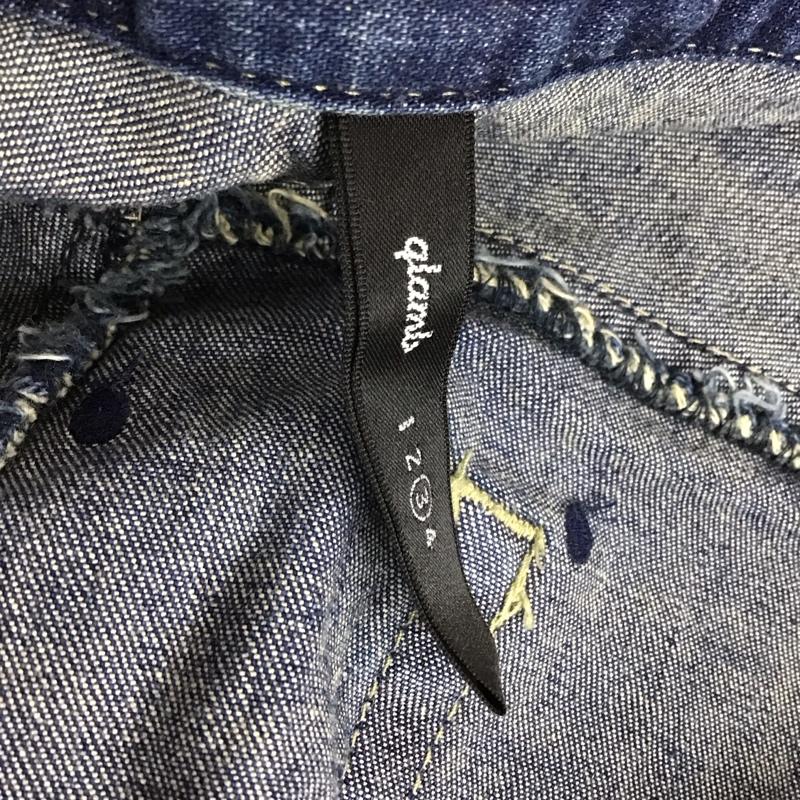 グラム glamb パンツ デニム、ジーンズ デニムパンツ スリムパンツ ストレッチパンツ ジーンズ 3 ドット インディゴ / インディゴ /  メンズ USED 古着 中古 10109079