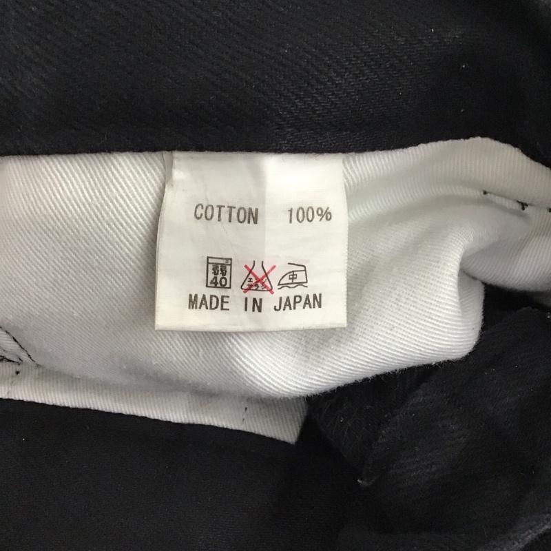 サブサエティ Subciety パンツ デニム、ジーンズ デニムパンツ ストレートパンツ ワイドパンツ カジュアルパンツ L プリント 黒 / ブラック /  メンズ USED 古着 中古 10116640