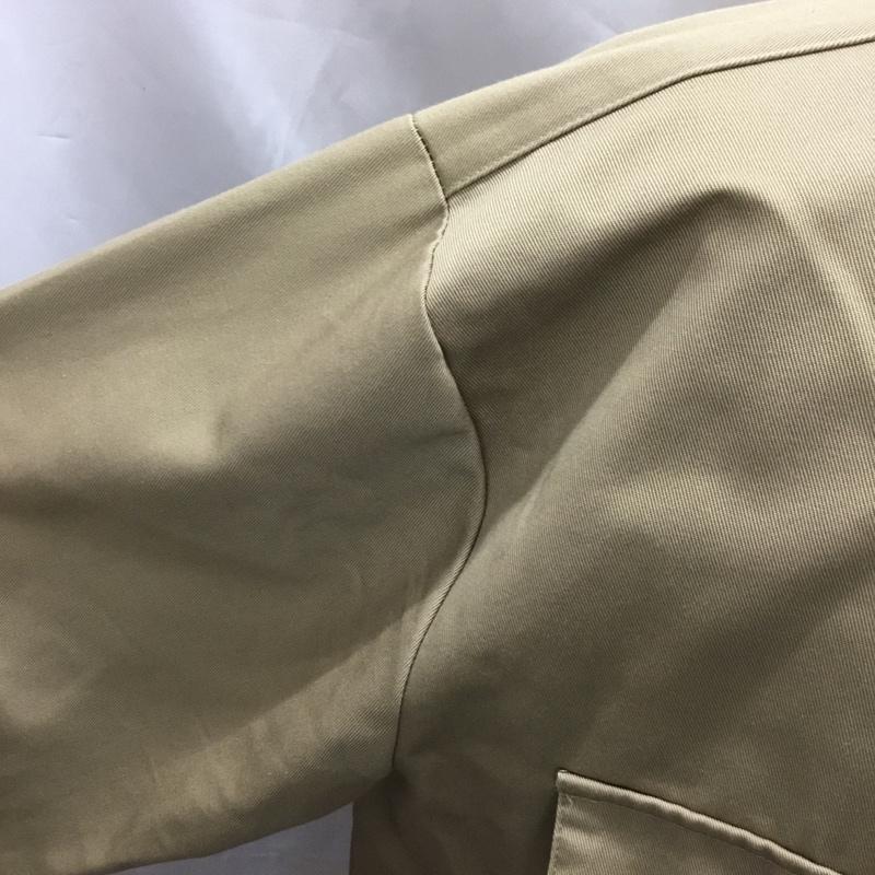 チャンピオン Champion シャツ、ブラウス 長袖 C8-S405 タグ付き XL ワンポイント ベージュ / ベージュ /  メンズ USED 古着 中古 10114795