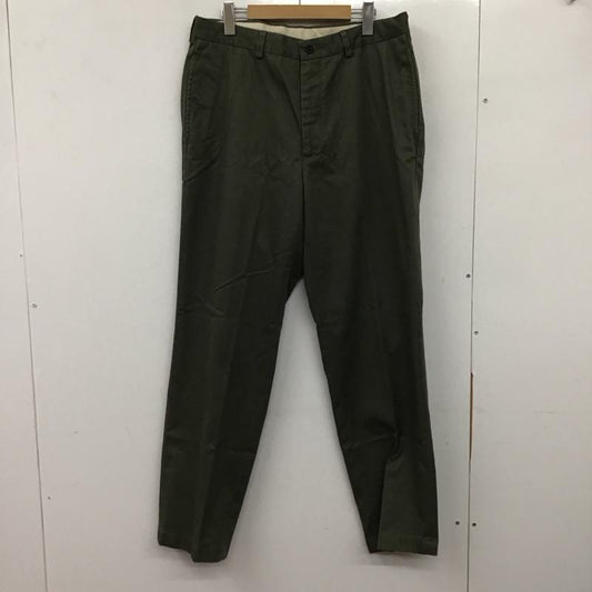 ブルックスブラザーズ BROOKS BROTHERS パンツ チノパン チノパン ワイドパンツ カジュアルパンツ 35インチ 無地 カーキ / カーキ /  メンズ USED 古着 中古 10136814