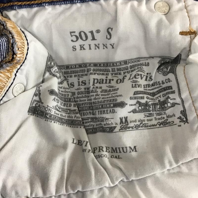 リーバイス Levi s パンツ デニム、ジーンズ 26インチ 無地 インディゴ / インディゴ /  レディース USED 古着 中古 10110331