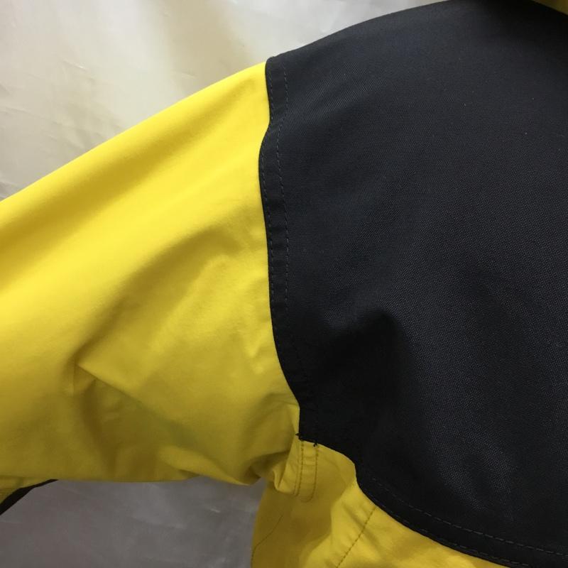 ザノースフェイス THE NORTH FACE ジャケット、上着 ジャケット、ブレザー ND91837 MOUNTAIN DOWN JACKET ダウン フェザー S ロゴ、文字 黄 / イエロー / X 黒 / ブラック /  メンズ USED 古着 中古 10118929
