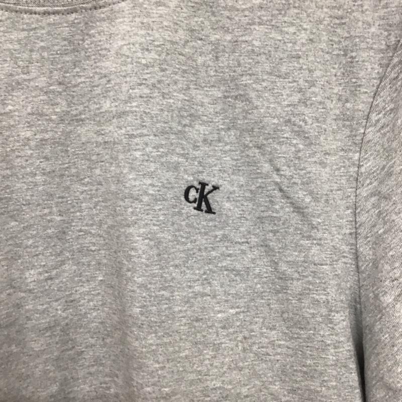 カルバン・クライン Calvin Klein Tシャツ 半袖 L 無地 灰 / グレー /  レディース USED 古着 中古 10140649
