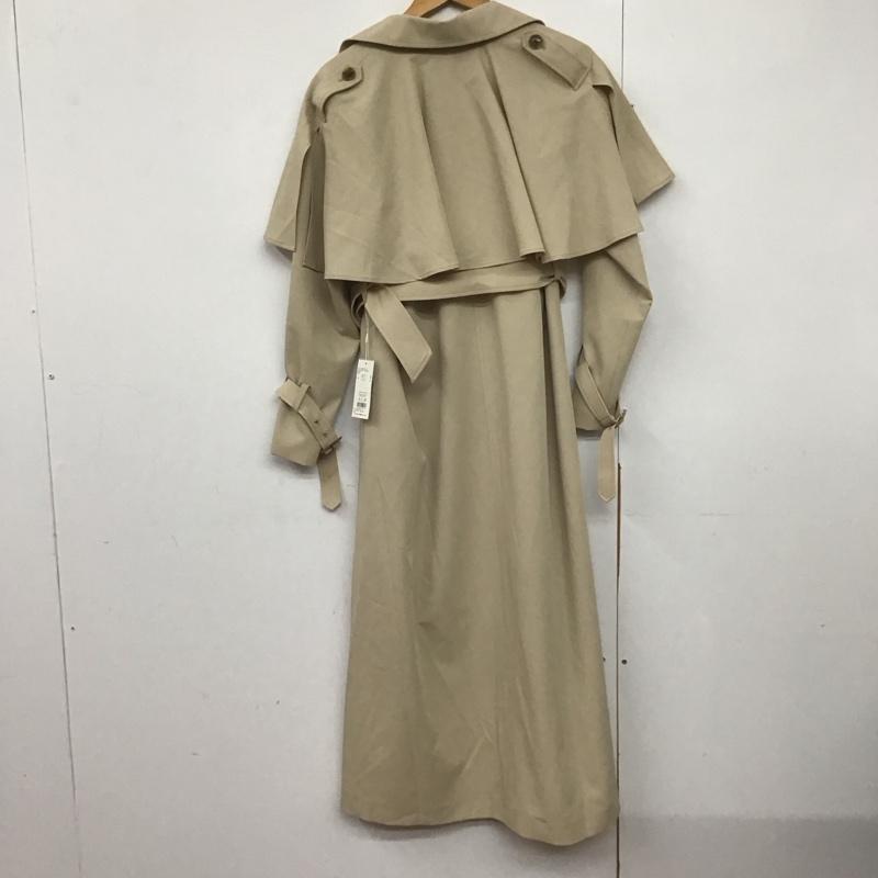 ダズリン dazzlin コート コート一般 022410000401-01 ケープフレアパステルトレンチコート ロングコート FREE 無地 ベージュ / ベージュ /  レディース USED 古着 中古 10143588