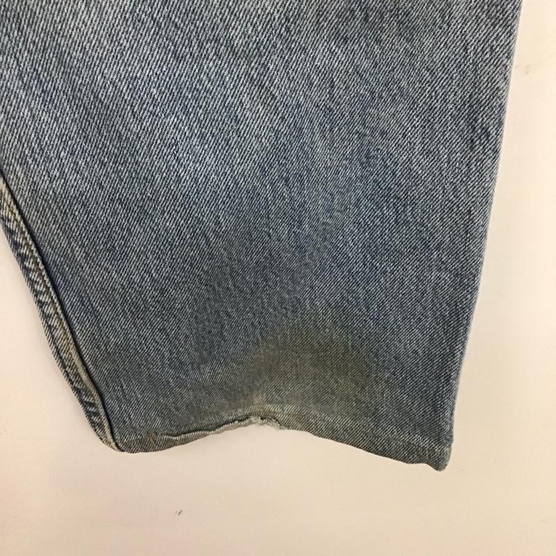 リーバイス Levi s パンツ デニム、ジーンズ デニムパンツ ストレートパンツ ワイドパンツ カジュアルパンツ 501 33インチ 無地 インディゴ / インディゴ /  メンズ USED 古着 中古 10106563