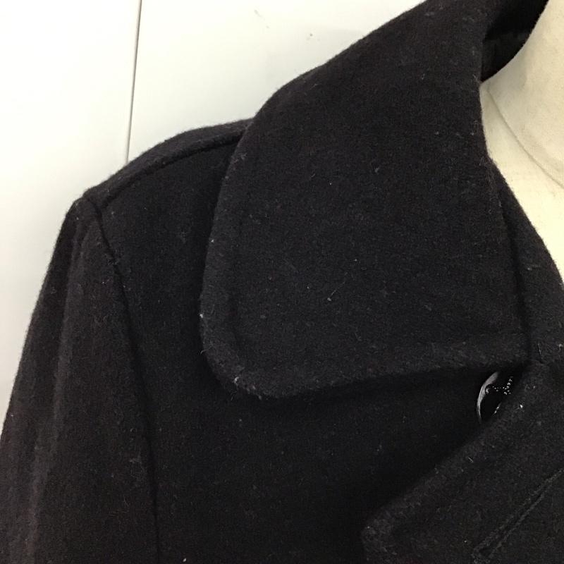 ショット schott コート ピーコート 740 36 無地 紺 / ネイビー /  メンズ USED 古着 中古 10119116