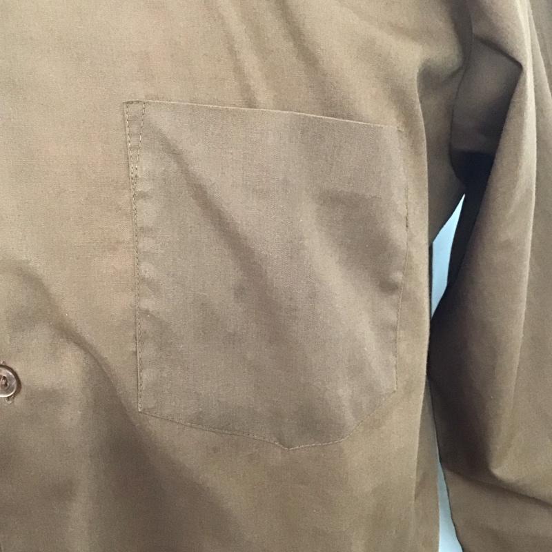 古着 USED シャツ、ブラウス 長袖 古着 70 s MONTGOMERYWARD モンゴメリーワードデニムカバーオールジャケット 無地 茶 / ブラウン /  メンズ USED 古着 中古 10125750