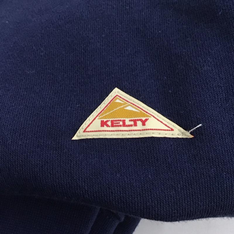 ケルティ KELTY トレーナー 長袖 長袖トレーナー スウェット クルーネック プルオーバー XL ロゴ、文字 紺 / ネイビー /  メンズ USED 古着 中古 10137796