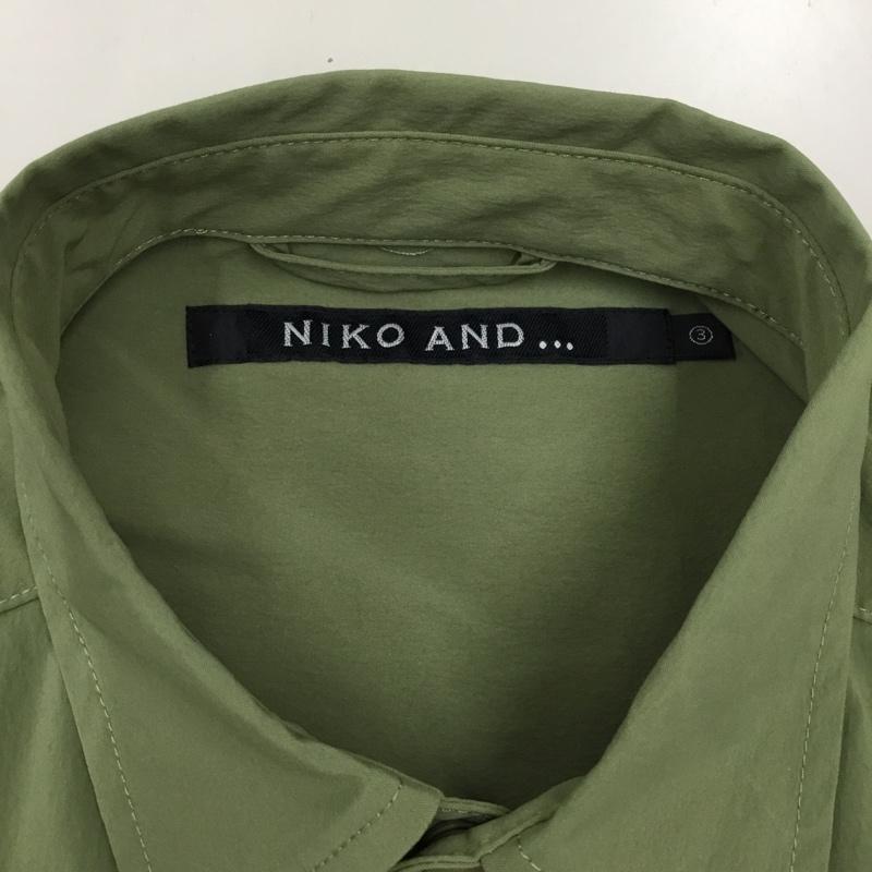 ニコアンド niko and... ジャケット、上着 ジャケット、ブレザー H202MA22AD ナイロンコーチジャケット M 無地 カーキ / カーキ /  メンズ USED 古着 中古 10111853