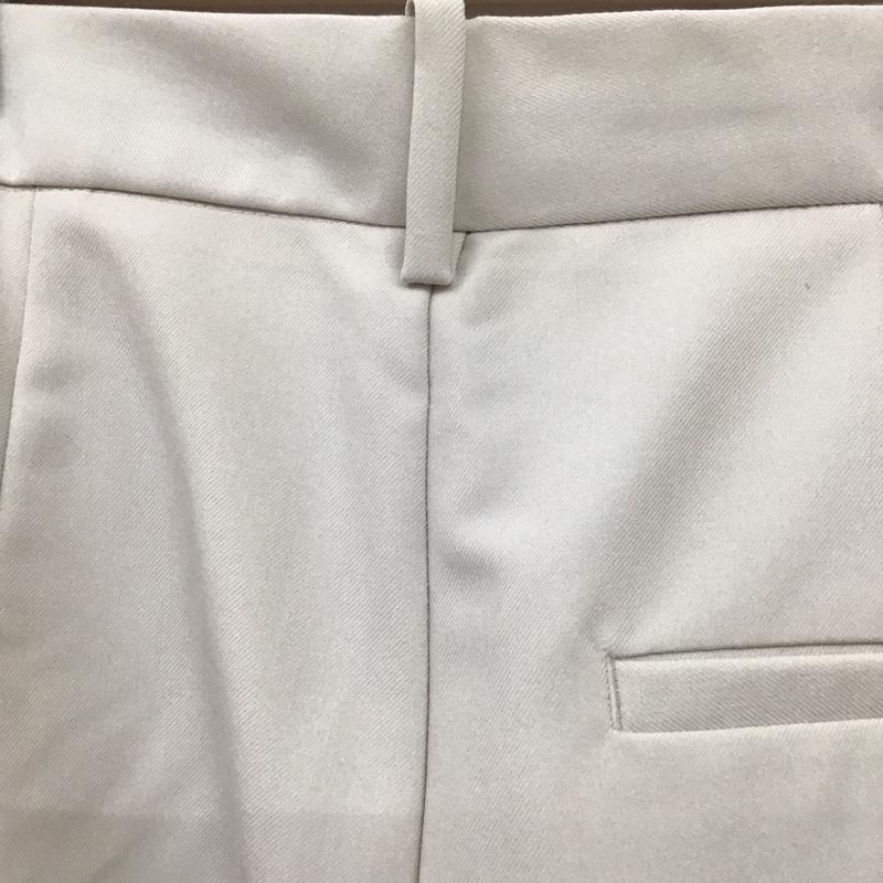 ザラ ZARA パンツ スラックス 8372 324 251 ワイドパンツ タック S 無地 アイボリー / アイボリー /  レディース USED 古着 中古 10118457