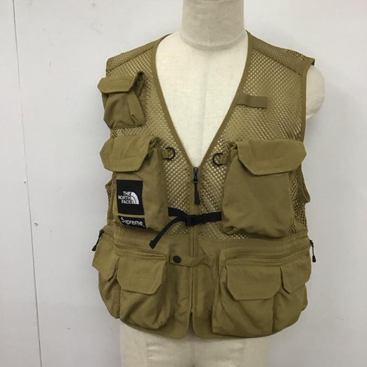 シュプリーム Supreme ベスト ベスト np22003i 20SSCargoVest THENORTHFACE コラボ M ロゴ、文字 ベージュ / ベージュ /  メンズ USED 古着 中古 10125622