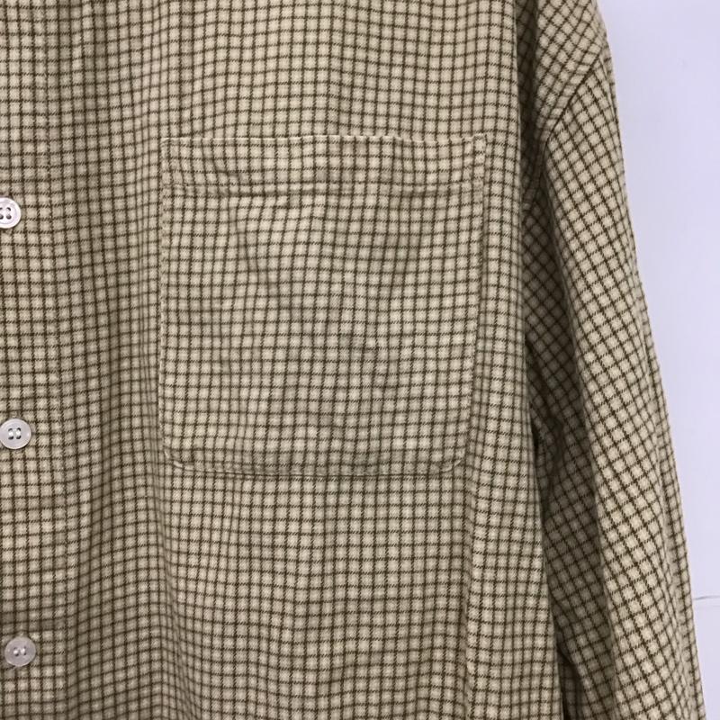 チャオパニックティピー CIAOPANIC TYPY シャツ、ブラウス 長袖 長袖シャツ チェックシャツ ノーカラーシャツ L チェック マルチカラー / マルチカラー /  メンズ USED 古着 中古 10150559
