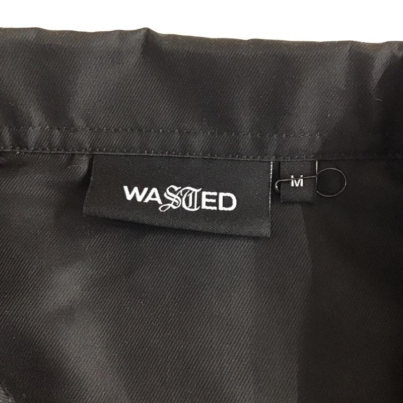 ウェイステッドパリス WASTED PARIS シャツ、ブラウス 半袖 半袖シャツ カラーシャツ 半袖カットソー プリントシャツ M プリント 黒 / ブラック /  メンズ USED 古着 中古 10120291