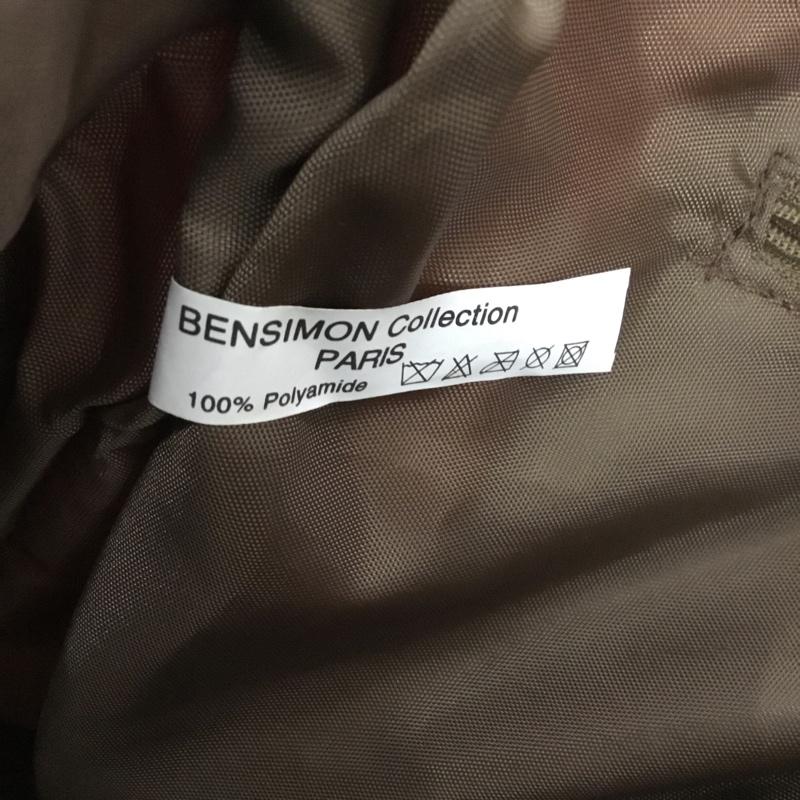 ベンシモン BENSIMON トートバッグ トートバッグ ロゴ、文字 橙 / オレンジ / X ベージュ / ベージュ /  メンズ USED 古着 中古 10150440