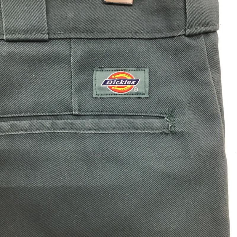 ディッキーズ Dickies パンツ ワークパンツ、ペインターパンツ ワークパンツ ワイドパンツ カジュアルパンツ 32インチ ロゴ、文字 緑 / グリーン /  メンズ USED 古着 中古 10149195