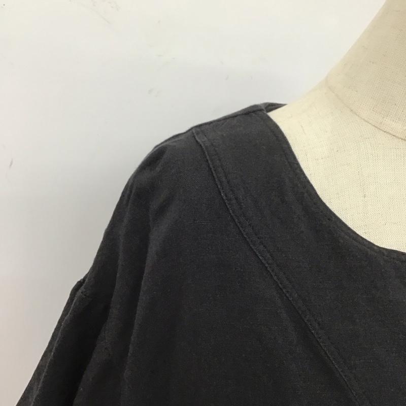 シンプリシテェ Simplicite ワンピース ロングスカート リネンワンピース 無地 黒 / ブラック /  レディース USED 古着 中古 10107338